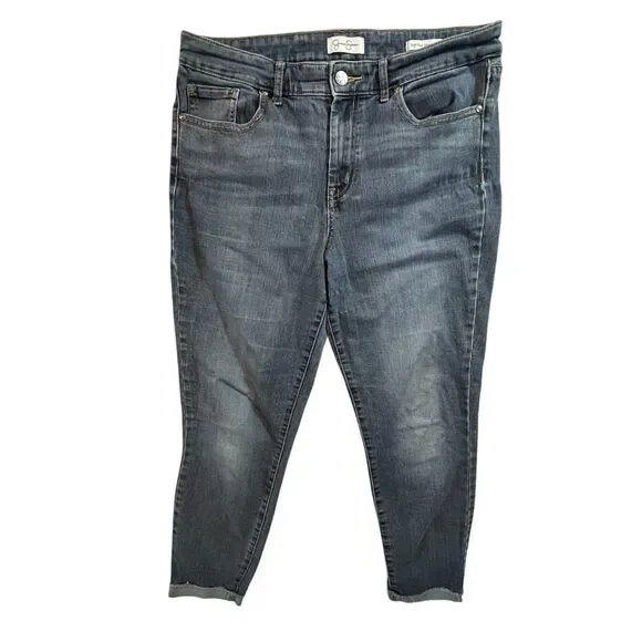 Jessica Simpson Women Jeans 10 High Rise Skinny Ankle Cuffed(W31 L24) - Picture 7 of 12